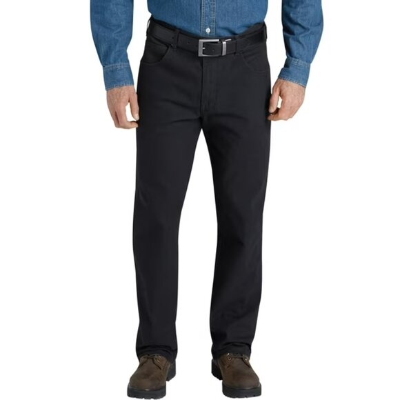 Genuine Dickies by Dickies Men's Flex Duck Dungaree Jeans, Size 36x34, Black - Picture 1 of 3